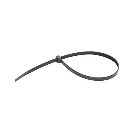 Act Cable Tie, 36 in L, 11 in Max Bundle Dia., Black, Nylon, 175 lb Strength, 50 PK 36-175-UV-50